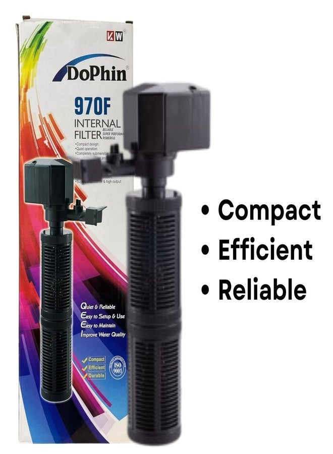 TUNAI Dophin 970F Internal Filter for Aquarium Fish Tank | Completely Submersible Motor | Output: 1400/1500 L/H | Suitable for Fish Tank Size 180L | (Original from Tunai Store) - Image 4